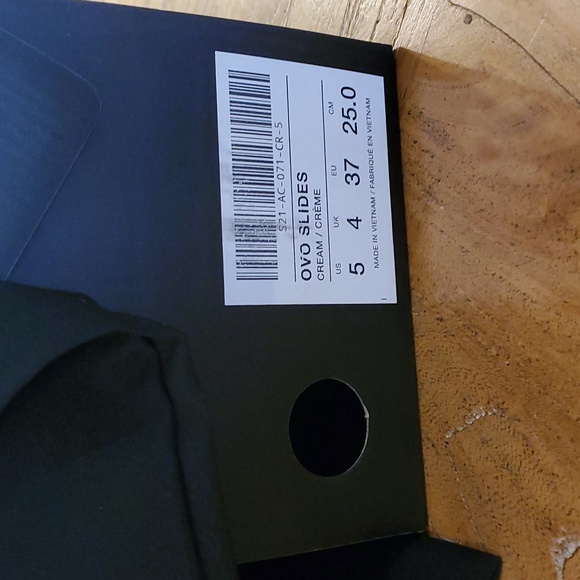 OVO OWL SLIDES - CREAM Men's Size 5 = Women's Size 7.5 - Picture 7 of 9